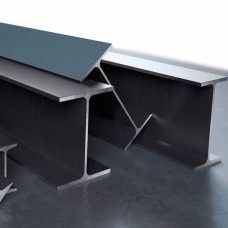 Двутавр нержавеющий г/к нормальный 08Х17Н5М3 10Б1 100x55x4,1x5,7 мм ГОСТ Р 57837-2017