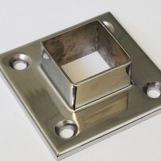 Фланец нержавеющий приварной встык с соединительным выступом квадратный Ду 10 Ру 16 12Х18Н9Т 10х14х15х12 мм ГОСТ 12821-80